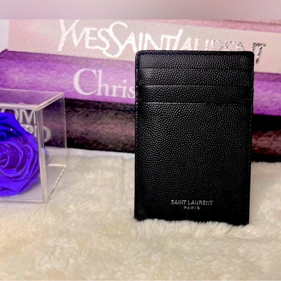 Yves Saint Laurent Other - SAINT LAURENT Tall Grand Card Holder With Money Clip